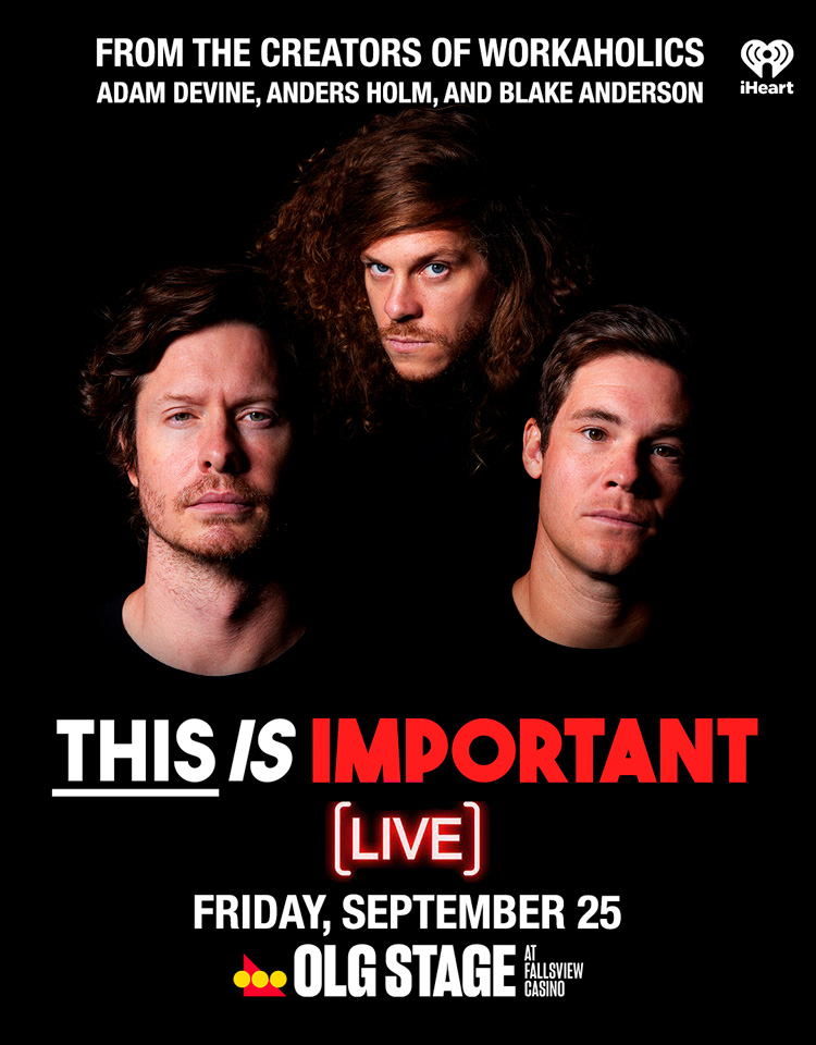 This Is Important LIVE show promo image