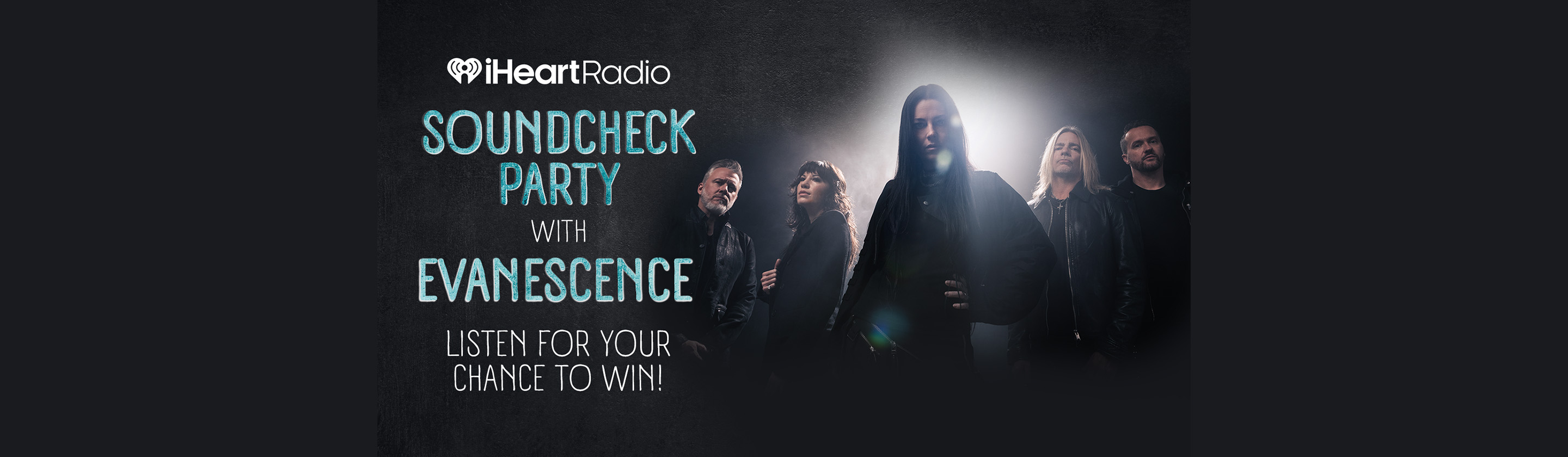 iHeartRadio Soundcheck Party with Evanescence contest promotional image