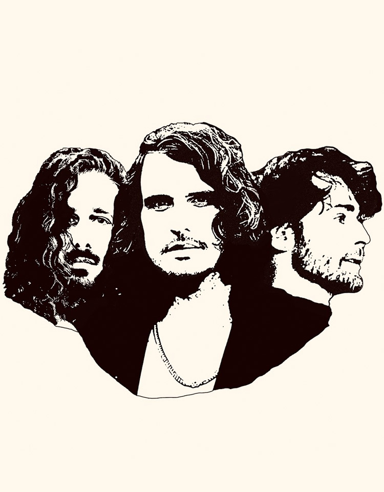Lear Haven illustration featuring band member's faces
