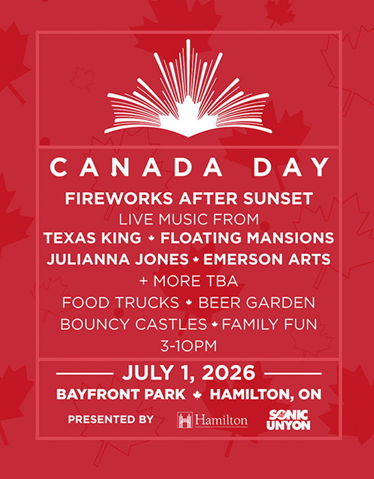 Canada Day at Bayfront Park promotional poster