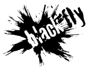 Black Fly Booze Logo